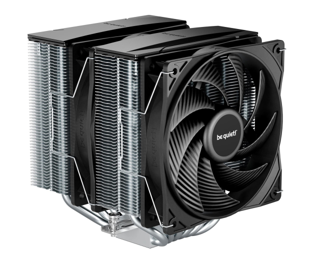 BE QUIET! Pure Rock Pro 3 Silver 2x120mm - 1325590 - zdjęcie 2